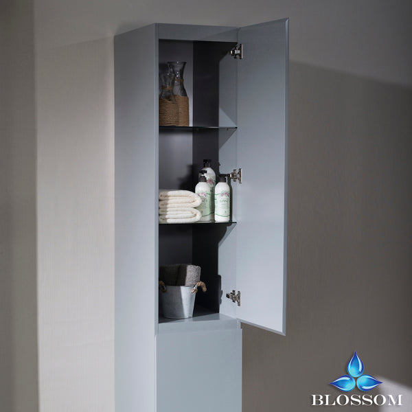 Monaco 15" Wall Mount Linen Cabinet