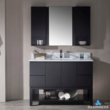 Monaco 48" Vanity Set with Mirror and Wall Cabinets