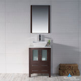 Sydney 24" Vanity Set with Vessel Sink and Mirror