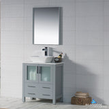 Sydney 30" Vanity Set with Vessel Sink and Mirror