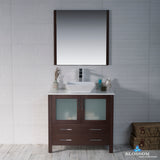 Sydney 36" Vanity Set with Vessel Sink and Mirror