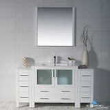 Sydney 60" Vanity Set with Double Side Cabinets