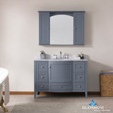 Rome 48" Vanity Set with Mirror and Wall Cabinets
