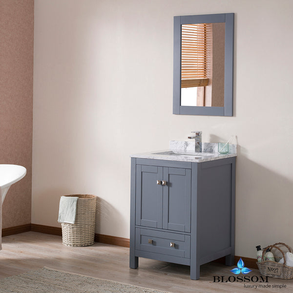 Dubai 24" Vanity Set with Mirror