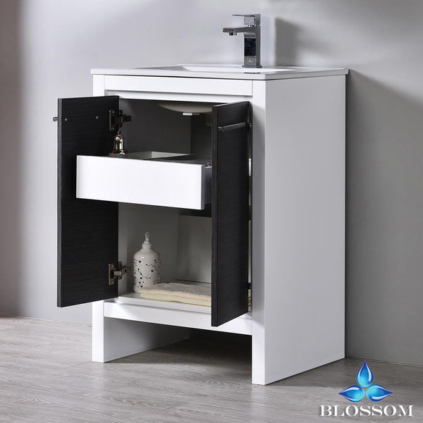 Milan 24" Vanity Set with Mirror