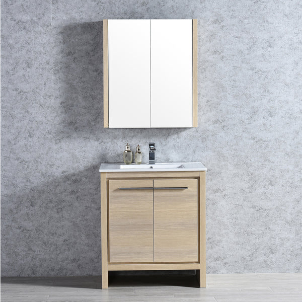 Milan 30" Vanity - Briccole Oak