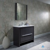 Milan 36" Vanity Set with Mirror