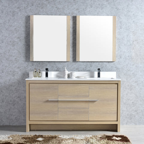 Milan 60" Vanity - Briccole Oak