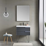 Sofia - 30" Vanity -Matte Grey