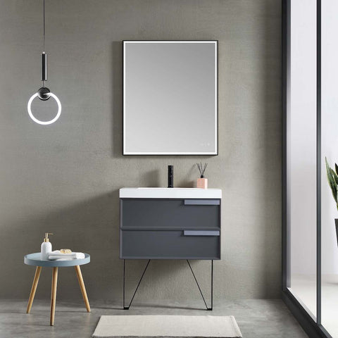 Sofia - 30" Vanity -Matte Grey