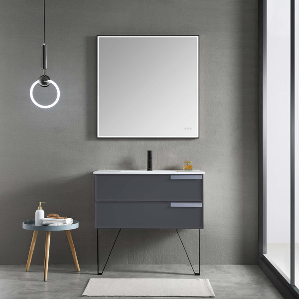 Sofia - 36" Vanity -Matte Grey