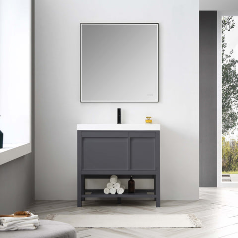 Vienna - 36" Vanity -Matte Grey