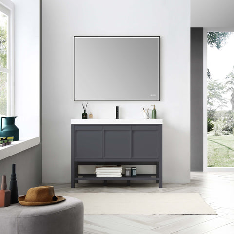 Vienna - 48" Vanity -Matte Grey