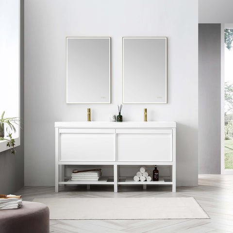 Vienna - 60" Vanity -Matte White