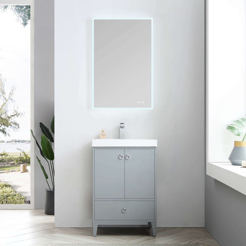 Lyon - 24" Vanity - Metal Grey