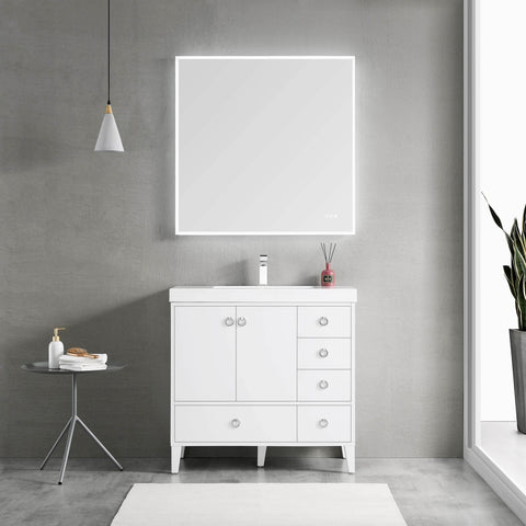 Lyon - 36" Vanity - Matte White