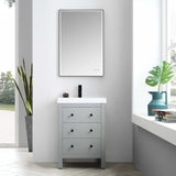 York - 24" Vanity - Metal Grey