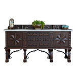 Balmoral 72" Double Vanity Cabinet, Antique Walnut