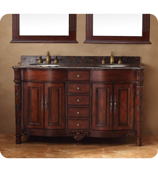 Florentine 60" Double Granite Top Vanity