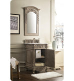 Monte Carlo 24" Single Vanity, Empire Gray