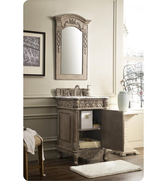 Monte Carlo 24" Single Vanity, Empire Gray