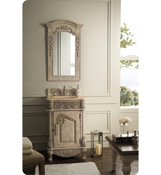 Monte Carlo 24" Single Vanity, Empire Linen