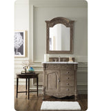 Monte Carlo 36" Single Vanity, Empire Gray