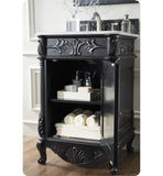 St. James 24" Single Vanity, Empire Black