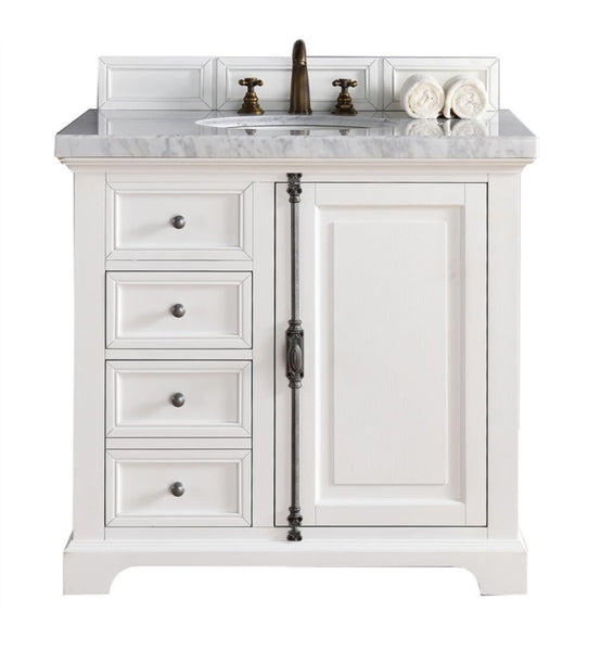 Providence 36" Single Vanity Cabinet, Cottage White