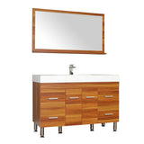Ripley 47" Single Modern Bathroom Vanity in Cherry without Mirror