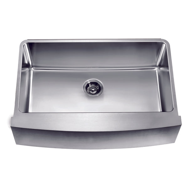 Dawn? Undermount Single Bowl with Curved Apron Front Sink