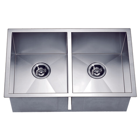 Dawn? Undermount Equal Double Square Sink