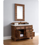 Mykonos 48" Single Vanity Cabinet w/ Drawers, Cinnamon