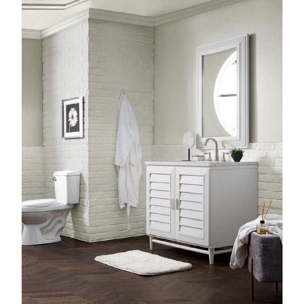 Portland 36" Single Vanity, Cottage White