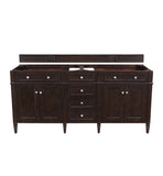 Brittany 72" Double Cabinet, Burnished Mahogany
