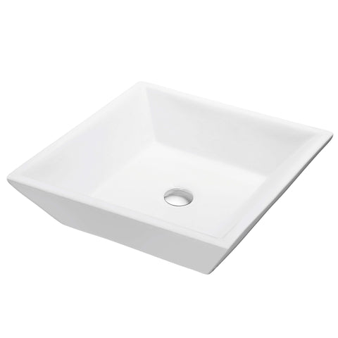 Vessel Ceramic Basin 16" X 16" Square