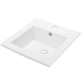 Ceramic Basin 16" X 16" Top-Mount Square