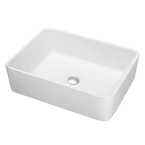 Vessel Ceramic Basin 19" x 15" Rectangular