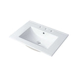 Ceramic Basin 24''x18'' Top-Mount-3 Holes-8''