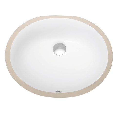 Undercounter Basin - White 17" X 14"
