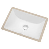 Undercounter Basin - White 20" X 15" Rectangular