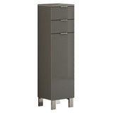 Eviva Geminis 14 inch Grey Free-Standing Side Cabinet