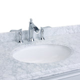 EVIVA Swan? Luxury Water-fall Widespread Three-Hole (2 Handles) Bathroom Sink Faucet (Chrome) 