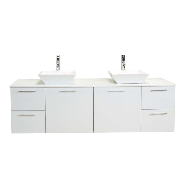 Eviva Luxury 72-inch White bathroom cabinet only