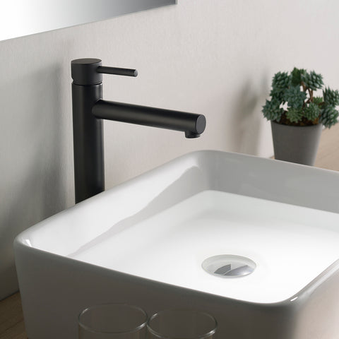 Single Handle Lavatory Faucet - Matte Black