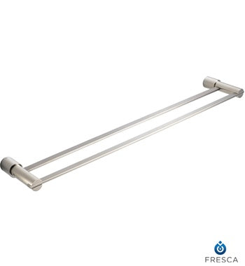 Fresca Magnifico 25" Double Towel Bar - Brushed Nickel