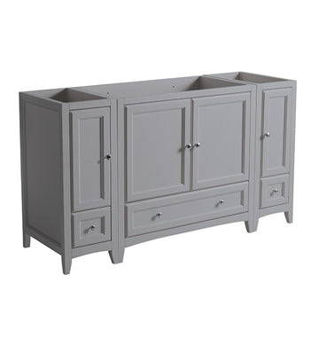 Fresca Oxford 60" Gray Traditional Bathroom Cabinets