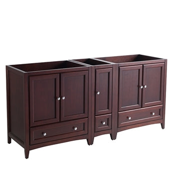 Fresca Oxford 71"-72" Mahogany Traditional Double Sink Bathroom Cabinets