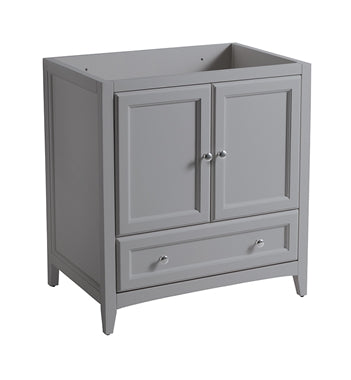 Fresca Oxford 30" Gray Traditional Bathroom Cabinet