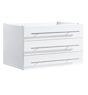 Fresca Modello White Modern Bathroom Cabinet